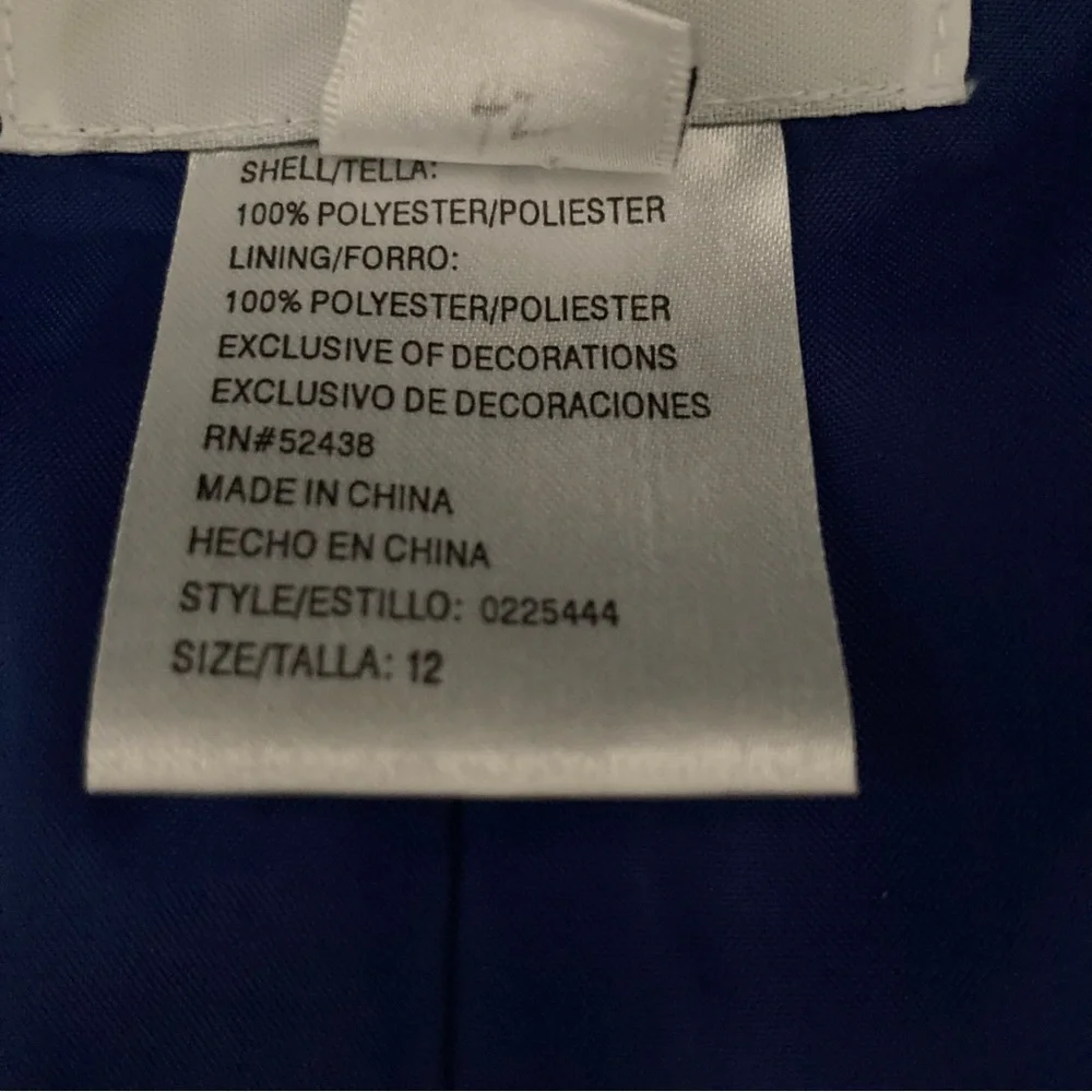 Plaza South Royal Blue Skirt Suit 12